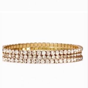 Crystal stretch bracelets